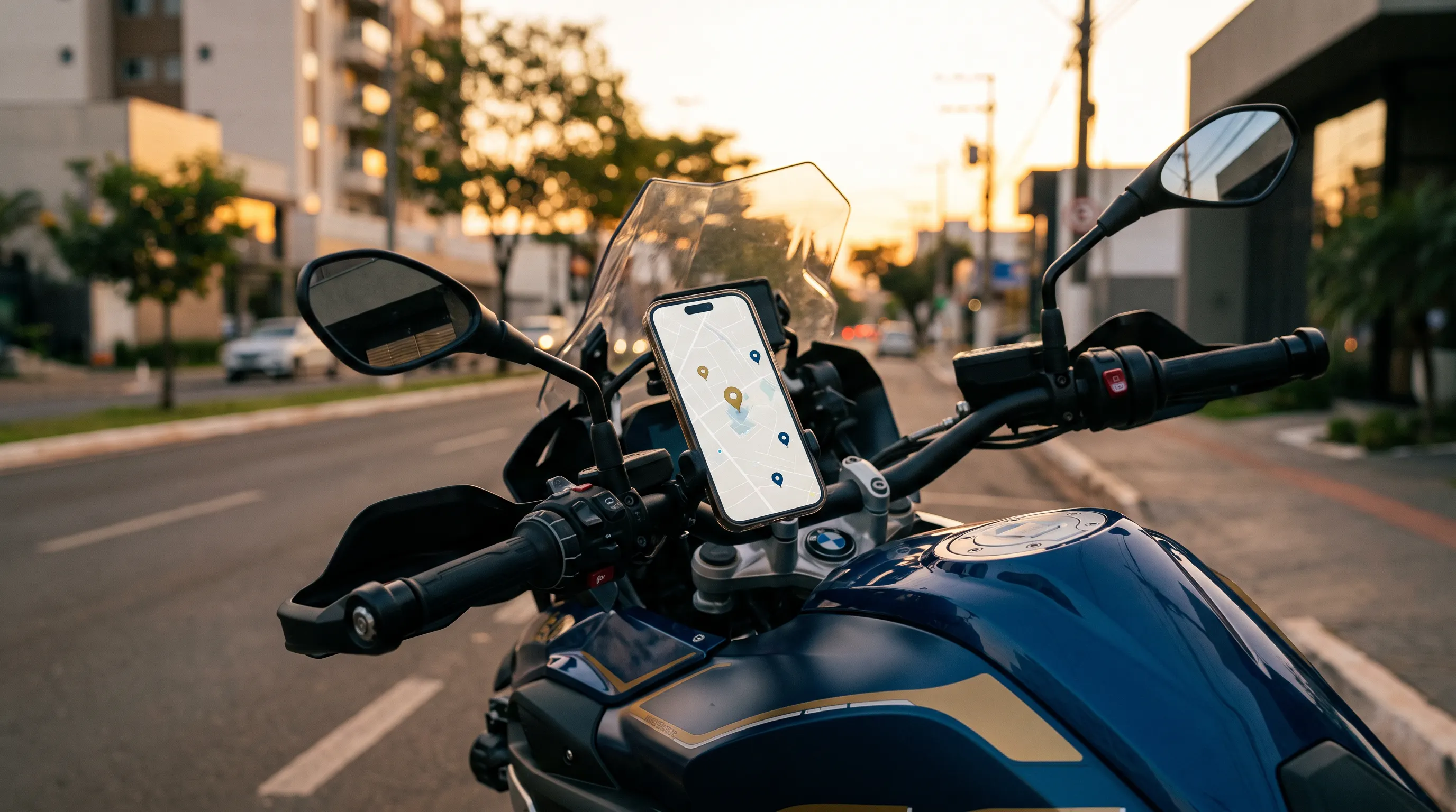 Moto representando rastreador para moto em Anápolis